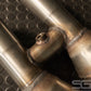Supersprint Sport Abgasanlage für W124 E500 - Downpipe, Sportkat, MSD + ESD Stern Garage
